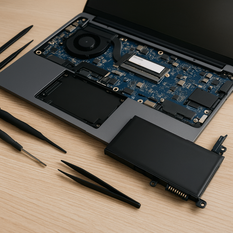 آموزش قدم به قدم تعویض باتری لپ تاپ خود را چگونه انجام دهیم