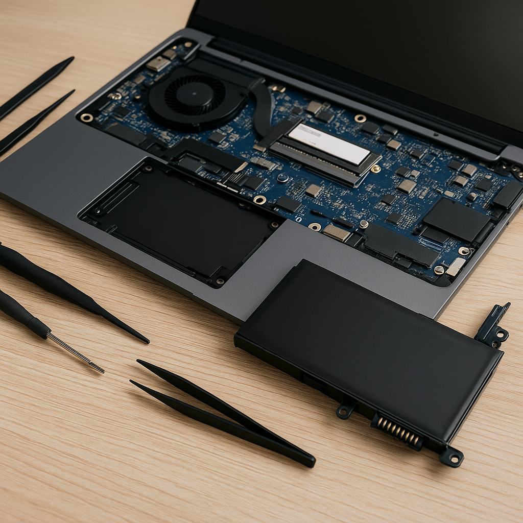 آموزش قدم به قدم تعویض باتری لپ تاپ خود را چگونه انجام دهیم