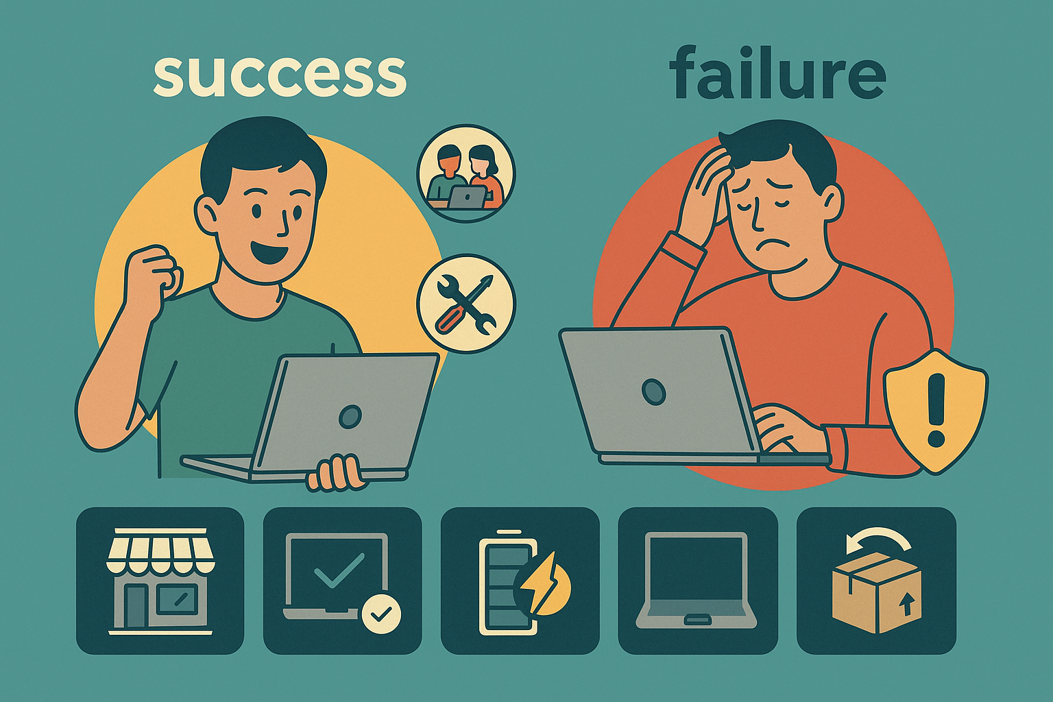 راهنمای کامل خرید لپ‌تاپ استوک | تجربه‌های موفق و ناکام کاربران + نکات کلیدی